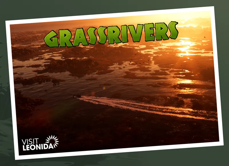 Grassrivers postcard, official GTA VI artwork