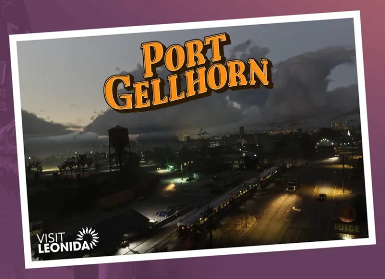 Port Gellhorn postcard, official GTA VI artwork